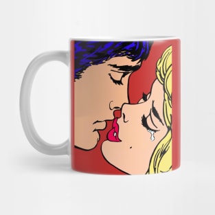 The kiss of pop art Mug